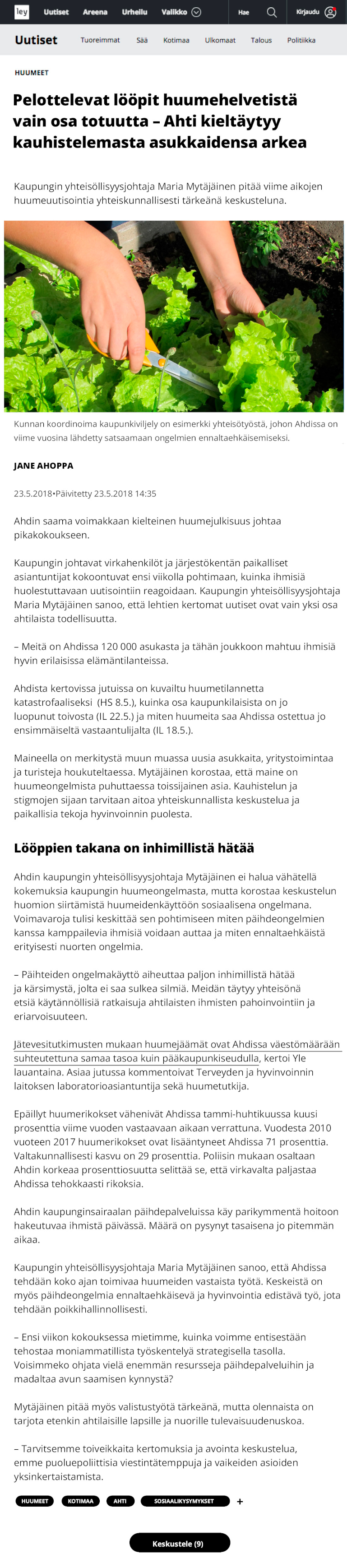 Metsittynyt sosiaalityö, kuva 8.